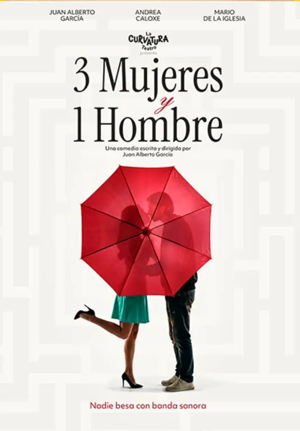 Cartel de Tres mujeres y un hombre