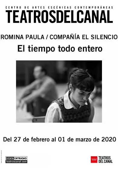 Cartel de ROMINA PAULA/COMPAÑÍA EL SILENCIO: El tiempo todo entero