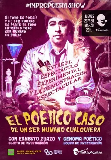 Cartel de El poético caso de un ser humano cualquiera