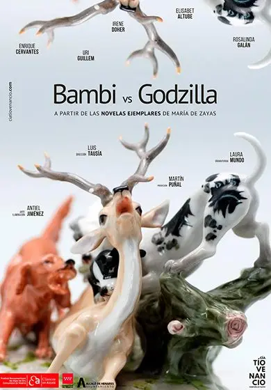 Cartel de Bambi VS Godzilla