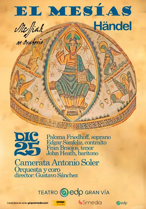 Cartel de El Mesías de Händel