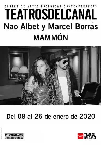 Cartel de Nao Albet y Marcel Borràs: Mammón