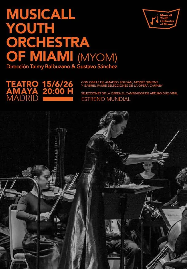 Cartel de Musical Youth Orchestra of Miami (MYOM)