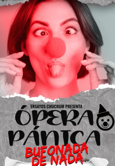 Cartel de Ópera pánica (bufonada de nada)