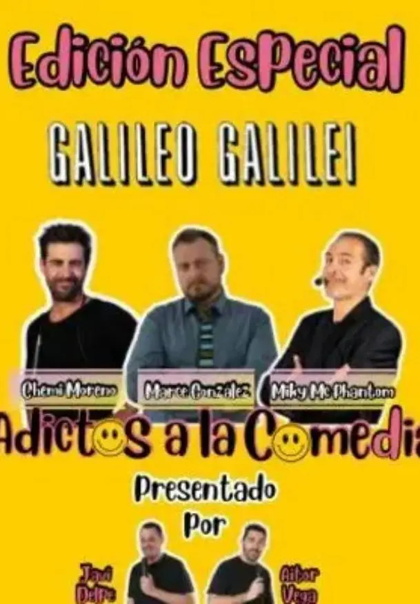 Cartel de Adictos a la comedia