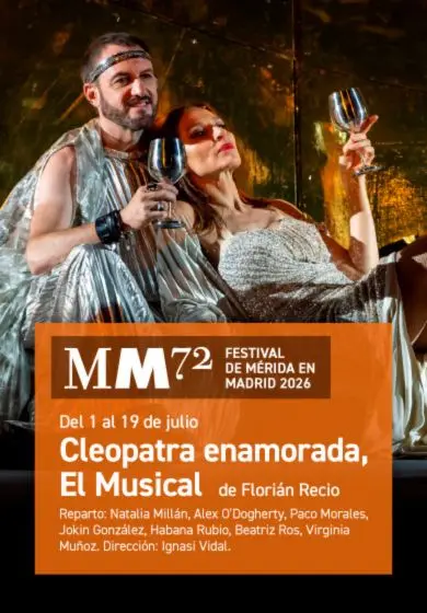 Cartel de Cleopatra enamorada, el musical