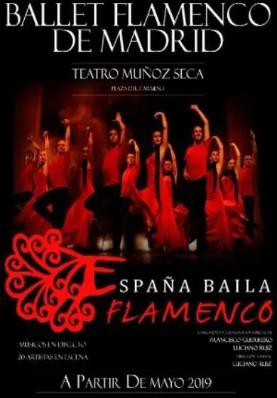 Cartel de España baila flamenco 2019