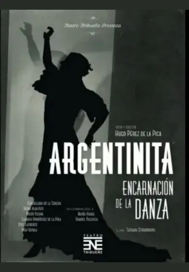 Cartel de Argentinita, encarnación de la danza