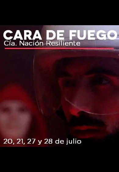 Cartel de Cara de fuego