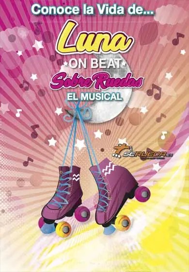 Cartel de Luna On Beat Sobre Ruedas