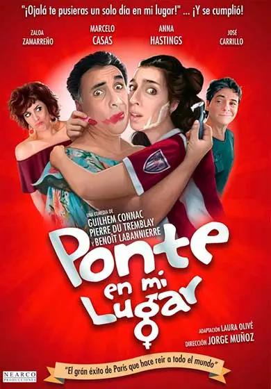 Cartel de Ponte en mi lugar
