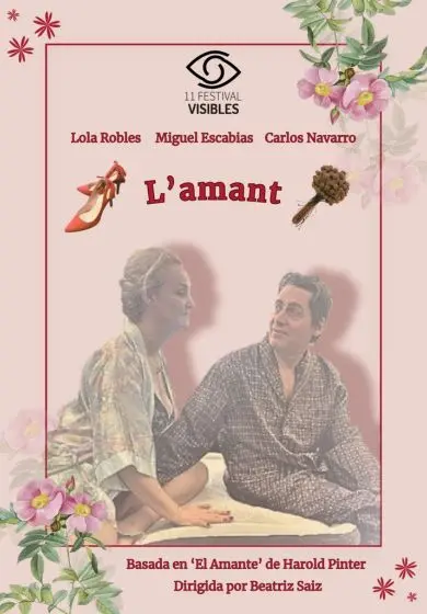 Cartel de L'Amant (El amante)