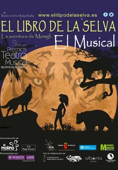 Cartel de La aventura de Mowgli, el musical