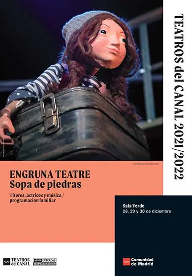 Cartel de Engruna Teatre: Sopa de piedras