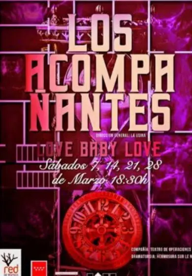 Cartel de Los acompañantes: love baby love