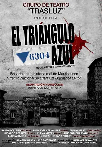 Cartel de El Triángulo Azul