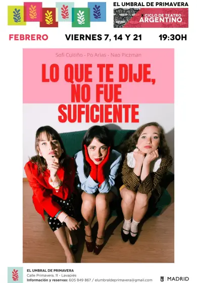 Cartel de Lo que te dije no fue suficiente