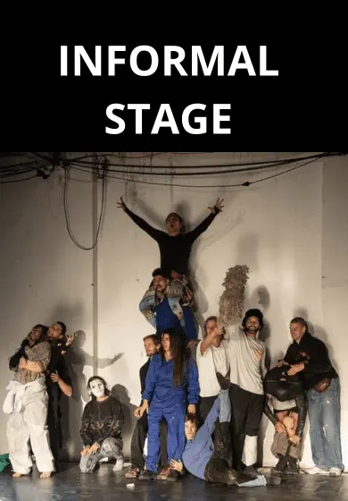 Cartel de Informal stage (Espacio de riesgo escénico)