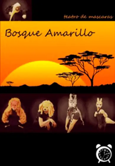 Cartel de Bosque amarillo