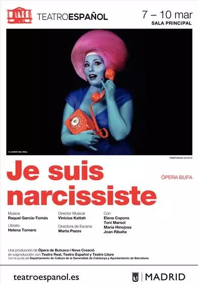 Cartel de Raquel García-Tomás: Je suis narcissiste