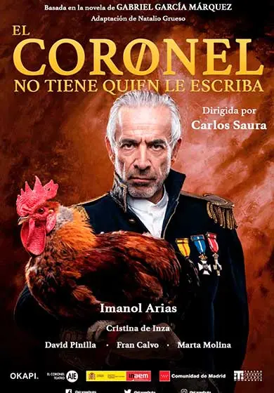 Cartel de El coronel no tiene quien le escriba