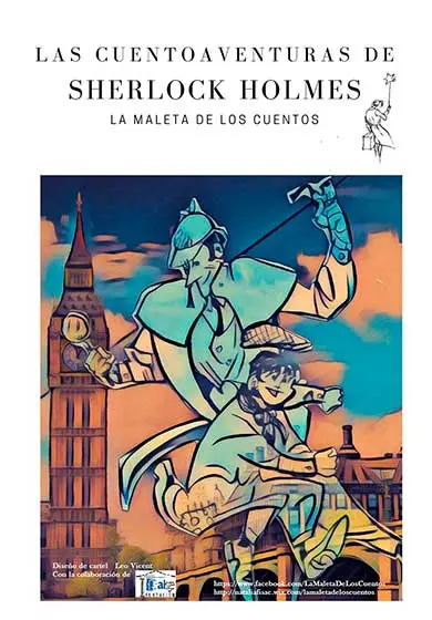 Cartel de Las cuentoaventuras de Sherlock Holmes