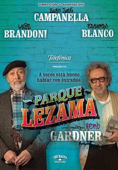 Cartel de Parque Lezama