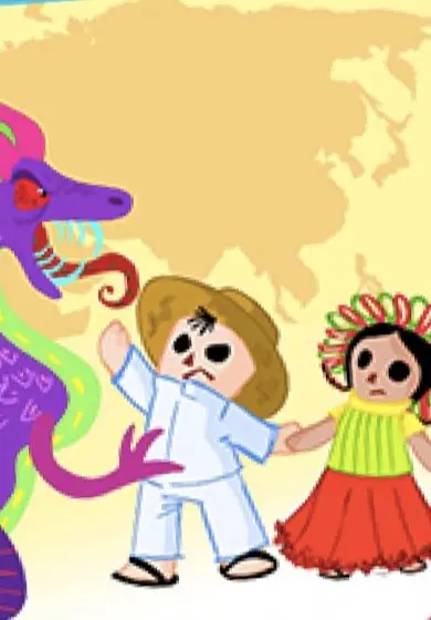Cartel de Los Viajes del Abuelo: La Leyenda de San Jordi