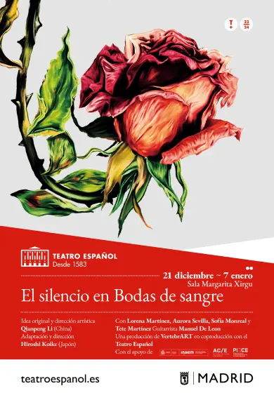 Cartel de El silencio en Bodas de sangre