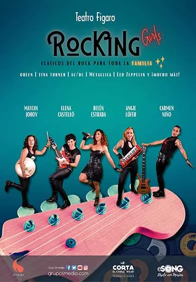 Cartel de Rocking Girls by Corta el Cable Rojo