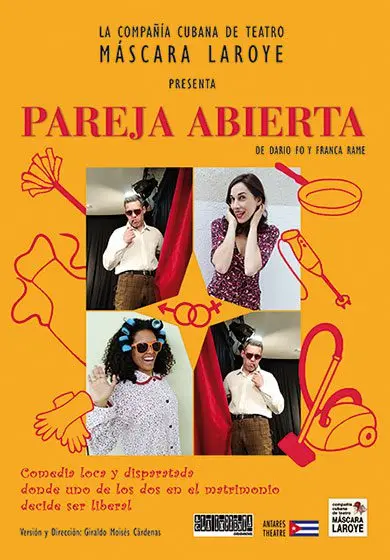 Cartel de Máscara Laroye: Pareja Abierta