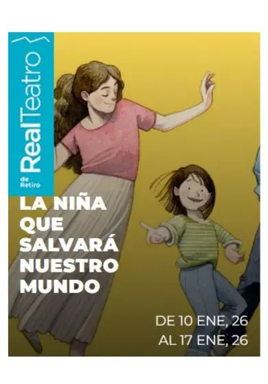 Cartel de La niña que salvará nuestro mundo