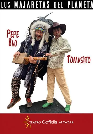 Cartel de Pepe Bao y Tomasito: Majaretas en concierto