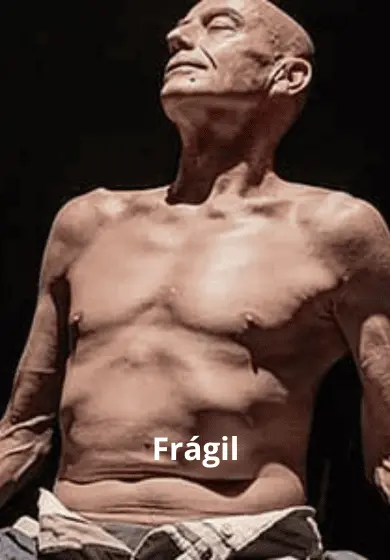Cartel de Frágil - Compañía Nómada