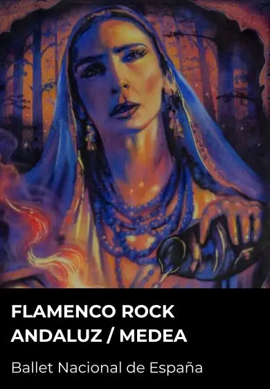 Cartel de Flamenco-Rock-Andaluz / Medea - Ballet Nacional de España
