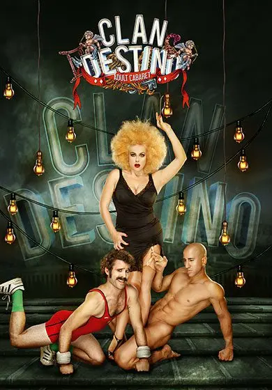 Cartel de Clandestino Cabaret