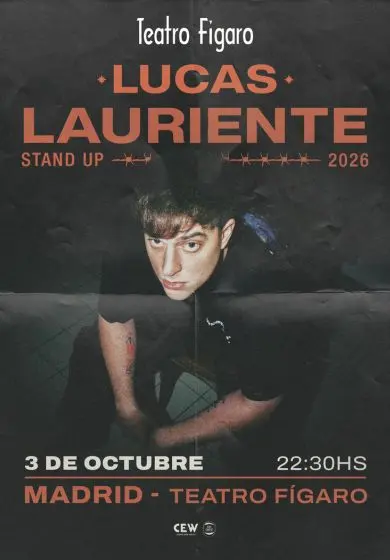 Cartel de Lucas Lauriente en Madrid