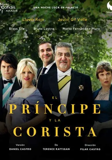 Cartel de El Príncipe y la Corista