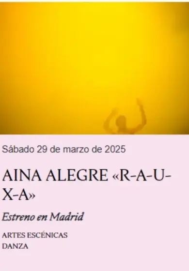 Cartel de R.A.U.X.A.