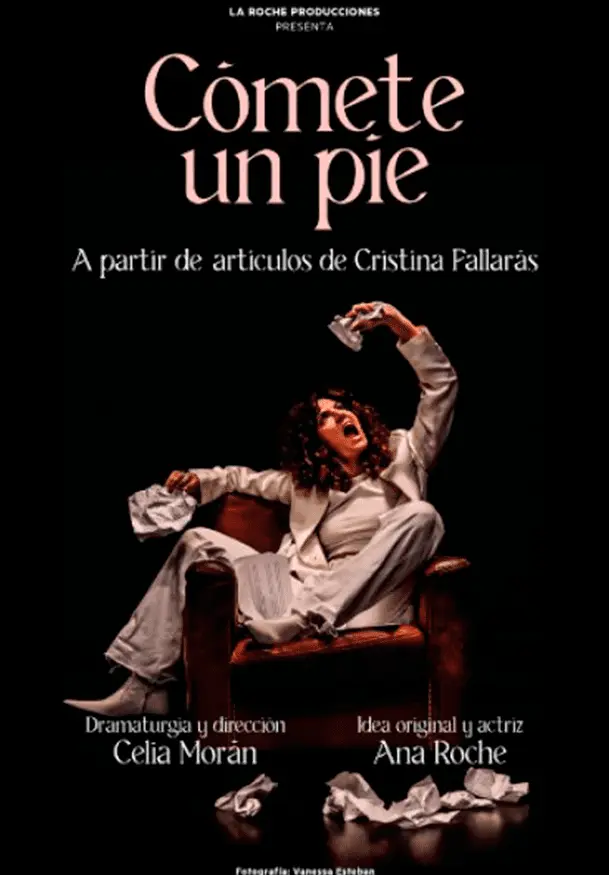 Cartel de Cómete un pie