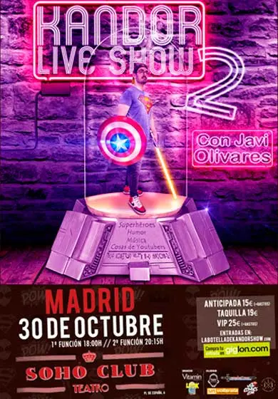 Cartel de Kandor Live Show 2