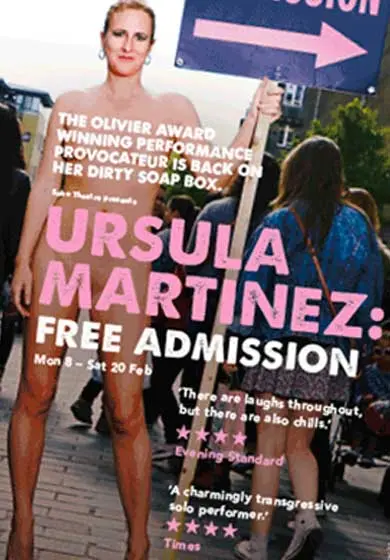 Cartel de Úrsula Martínez: Free Admission