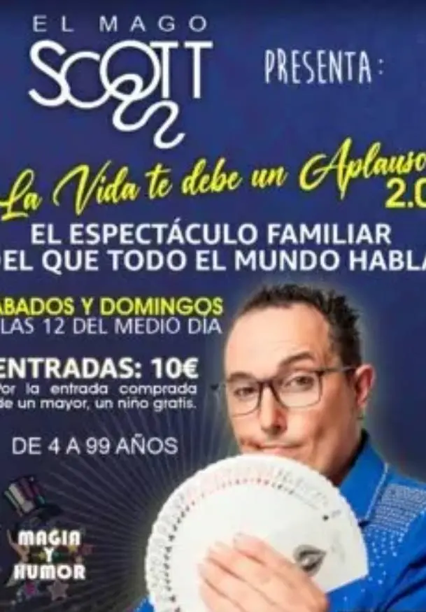 Cartel de La vida te debe un aplauso
