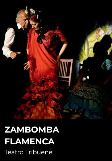 Cartel de Teatro Tribueñe: Zambomba flamenca
