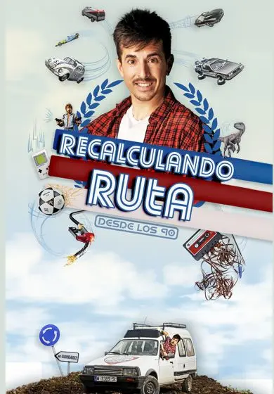 Cartel de Recalculando ruta