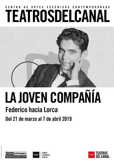 Cartel de La joven compañía: Federico hacia Lorca