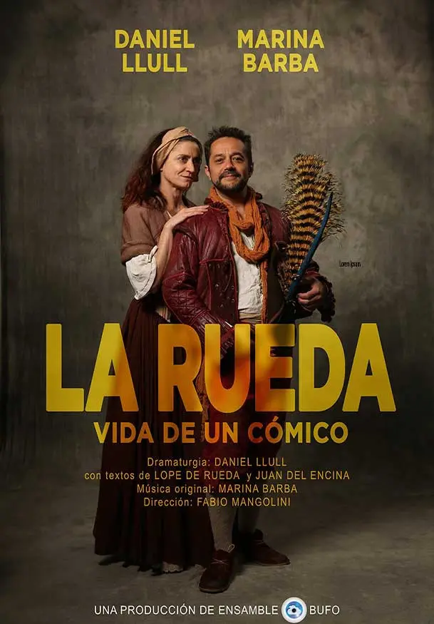 Cartel de La rueda. Vida de un cómico