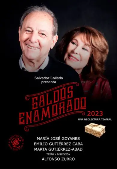 Cartel de Galdós enamorado 2023 - Una neolectura teatral
