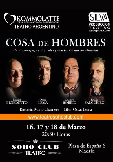 Cartel de Cosa de hombres