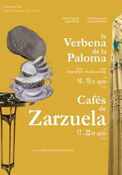 Cartel de Cafés de Zarzuela